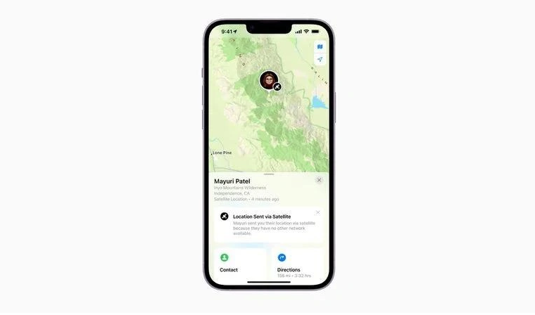 安达苹果14维修分享iPhone14系列中 FindMy功能通过卫星分享位置方法教程 