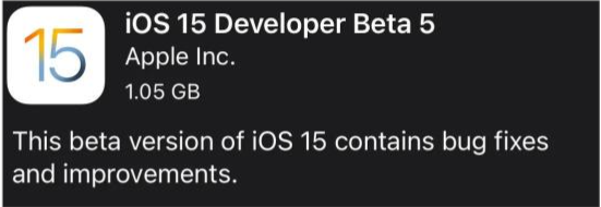 安达苹果手机维修分享如何升级到iOS15.0 beta5 